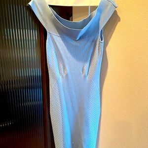 Baby blue tight fit dress 👗